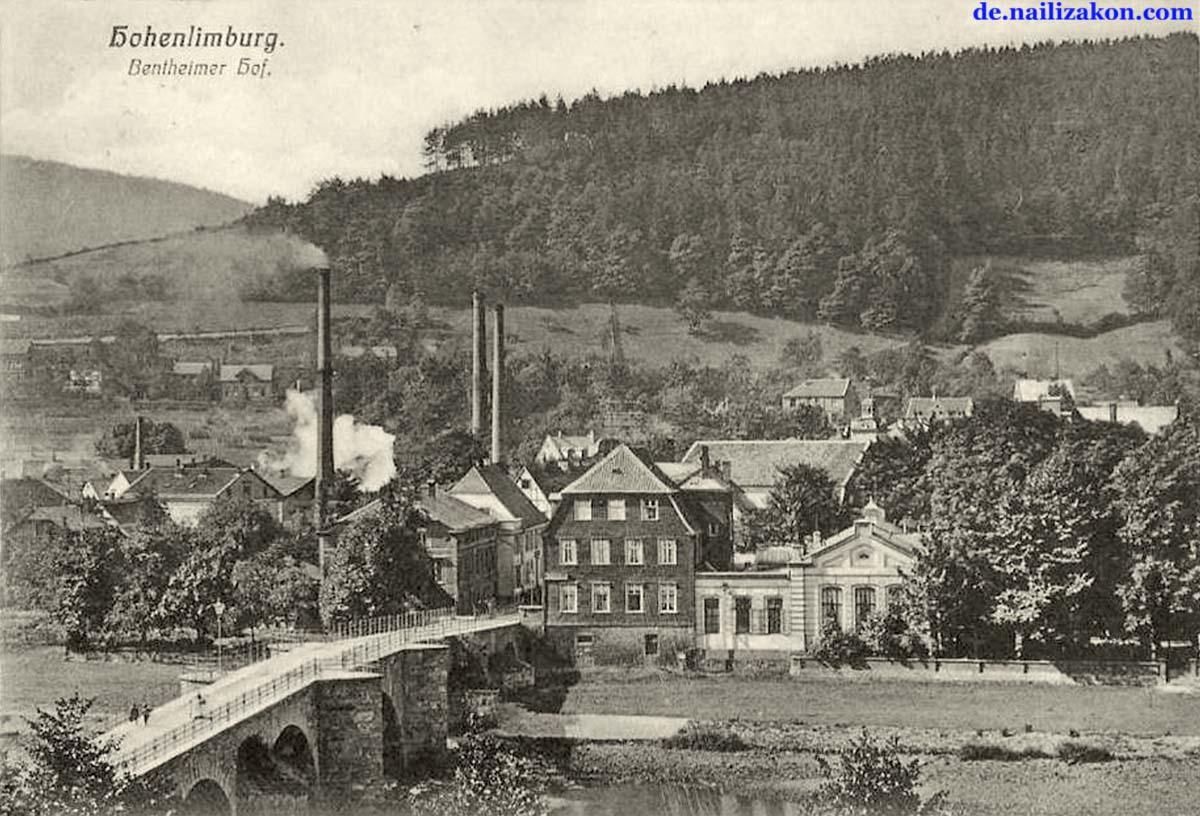 Hagen. Stadtteil Hohenlimburg - Bentheimer Hof, 1906
