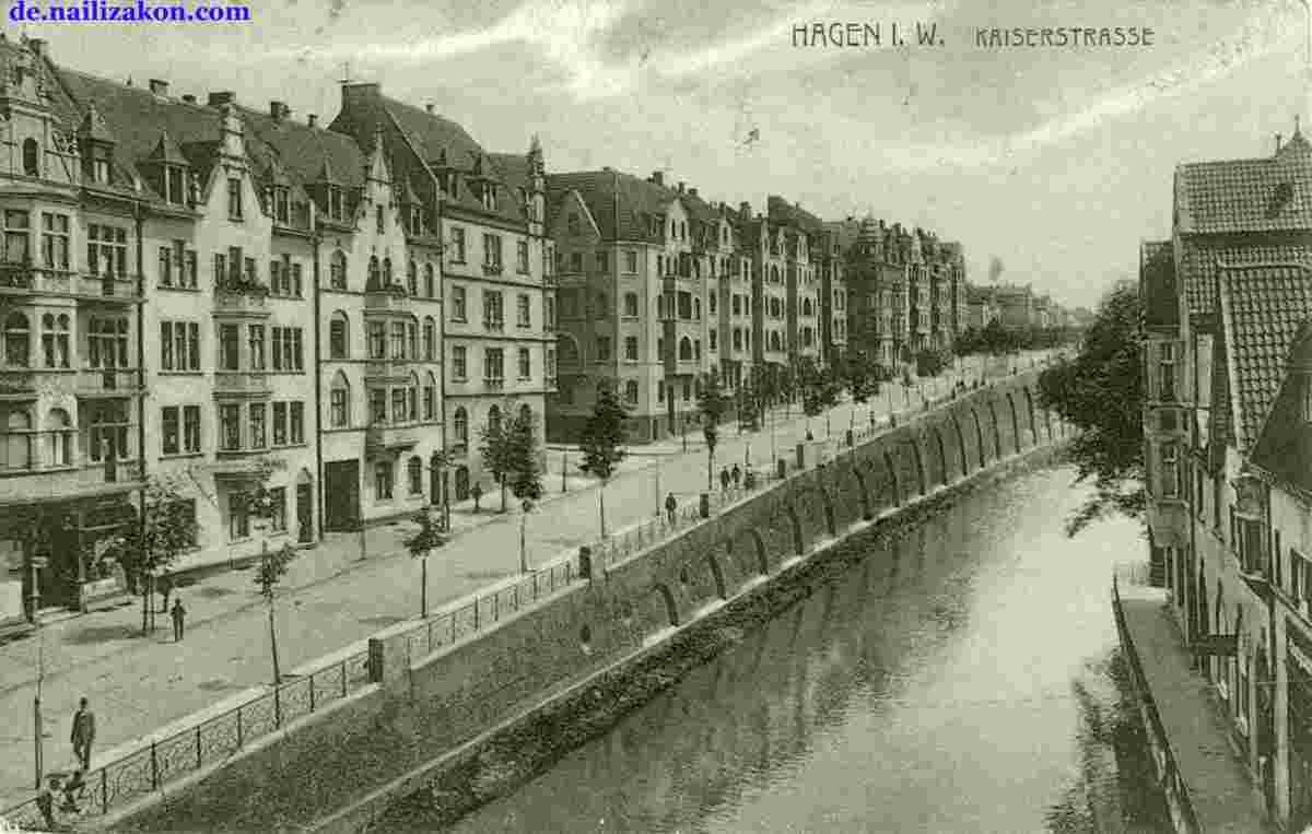 Hagen. Kaiserstraße, 1923