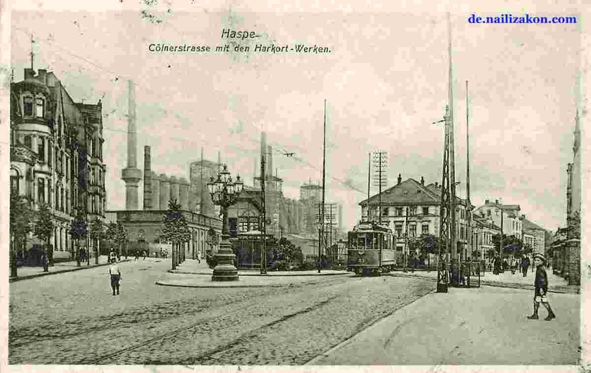 Hagen. Kölner Straße, 1913