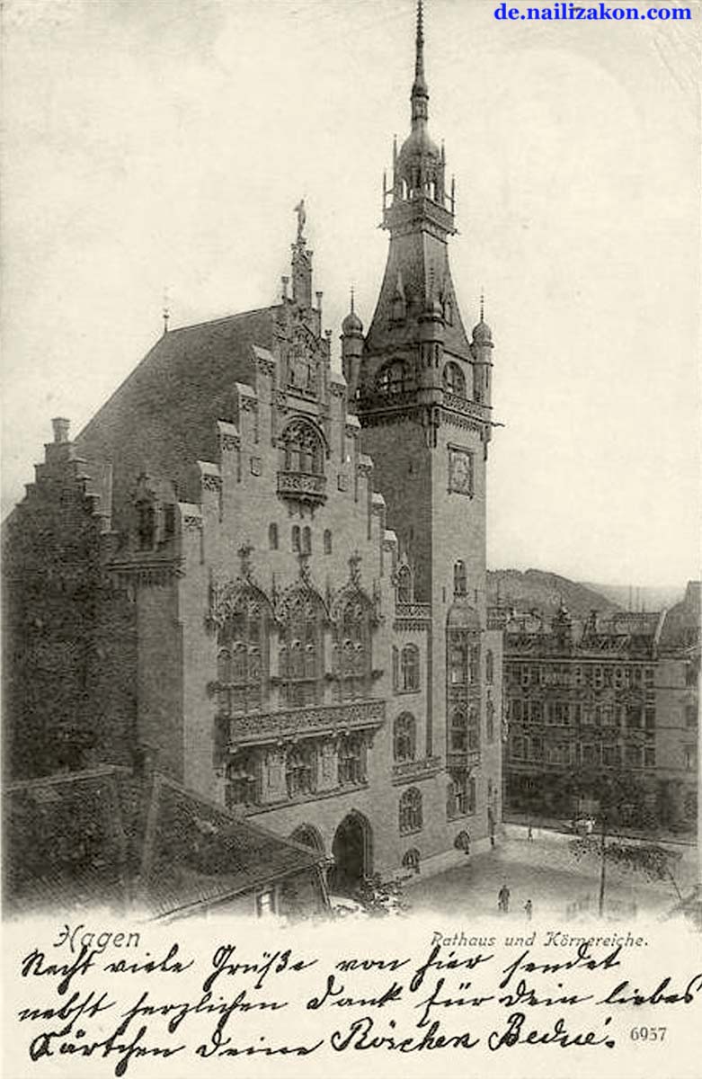 Hagen. Rathaus, 1905