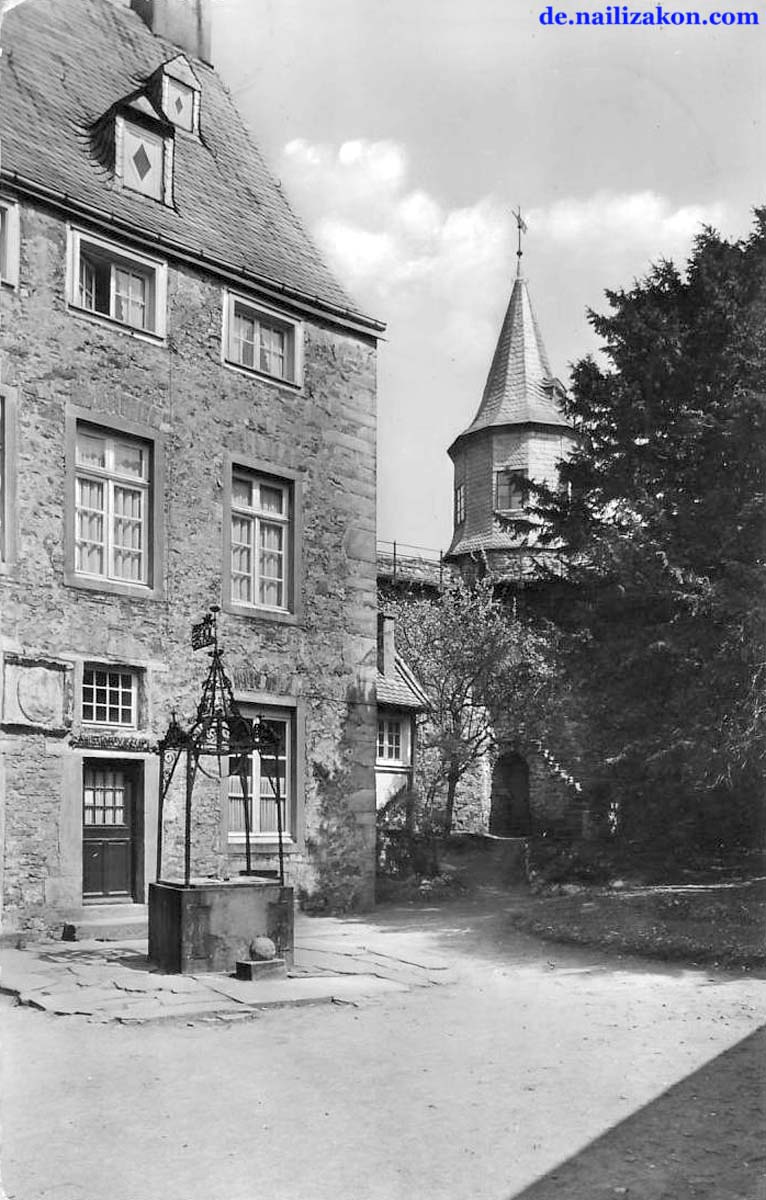 Hagen. Stadtteil Hohenlimburg - Schloßhof, 1968