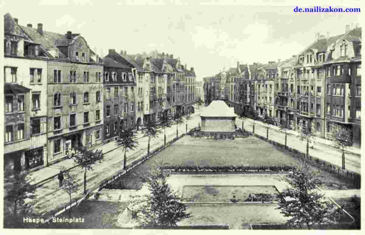 Hagen. Steinplatz, 1929
