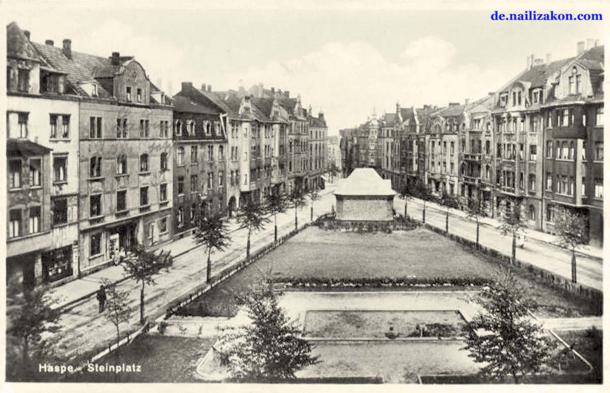 Hagen. Stadtbezirk Haspe - Steinplatz, 1929