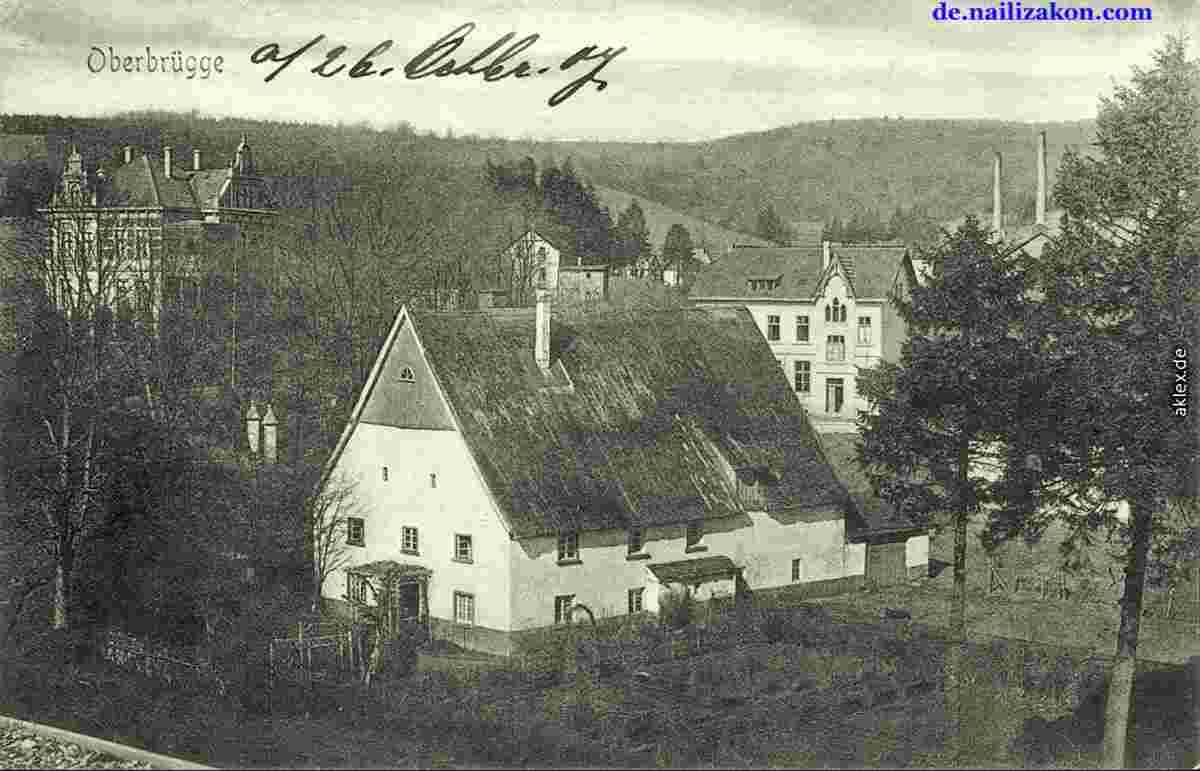 Halver. Panorama von Oberbrügge, 1907