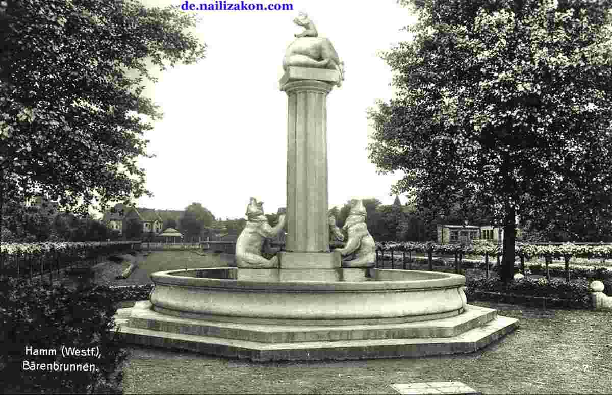 Hamm. Bärenbrunnen, 1922