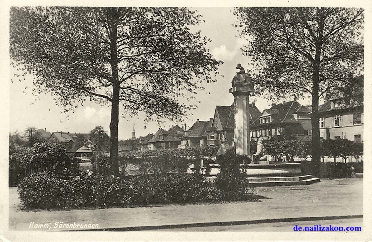 Hamm. Bärenbrunnen, 1936