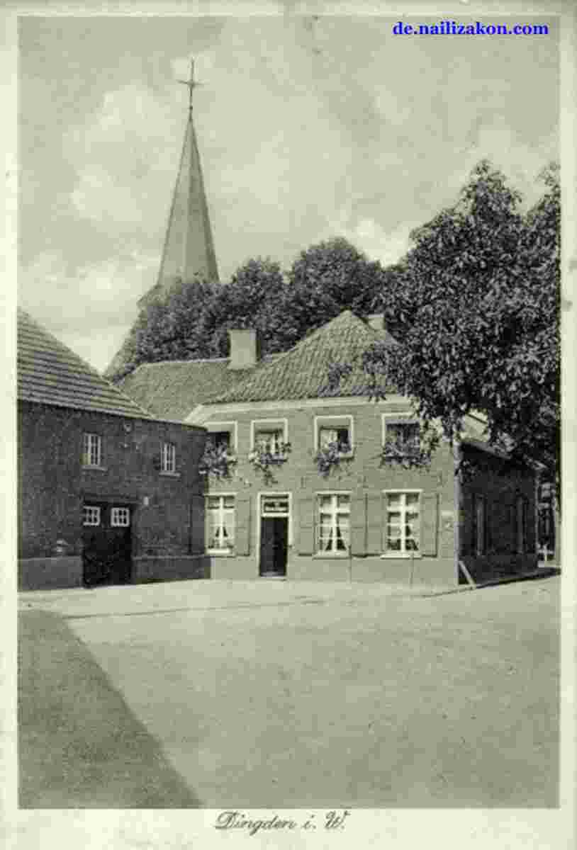 Hamminkeln. Panorama von Dingden, 1934