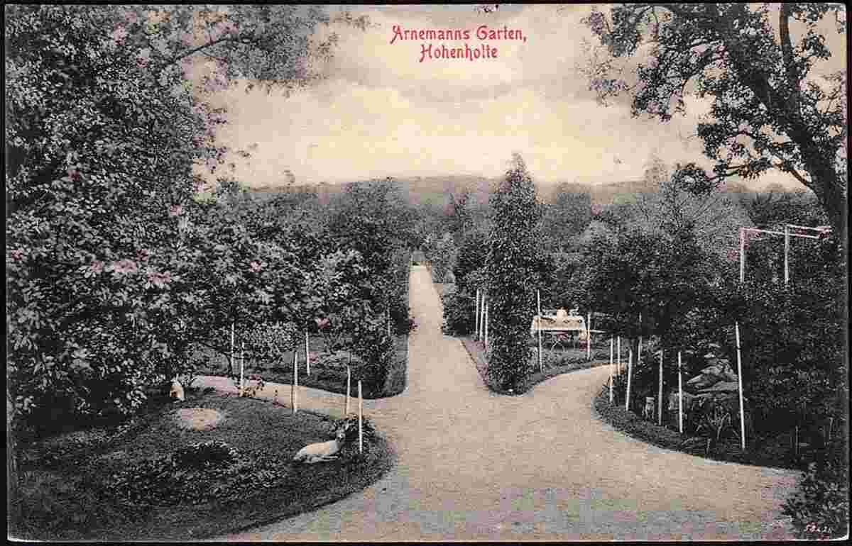 Havixbeck. Hohenholte - Gasthof und Arnemanns Garten, 1931