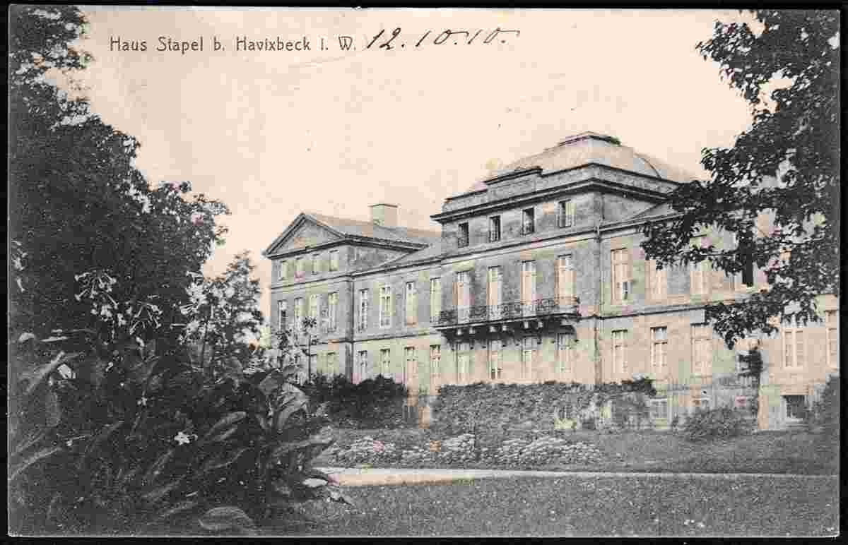 Havixbeck. Schloß Stapel, 1910