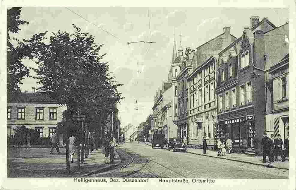 Heiligenhaus. Hauptstraße, Ortsmitte