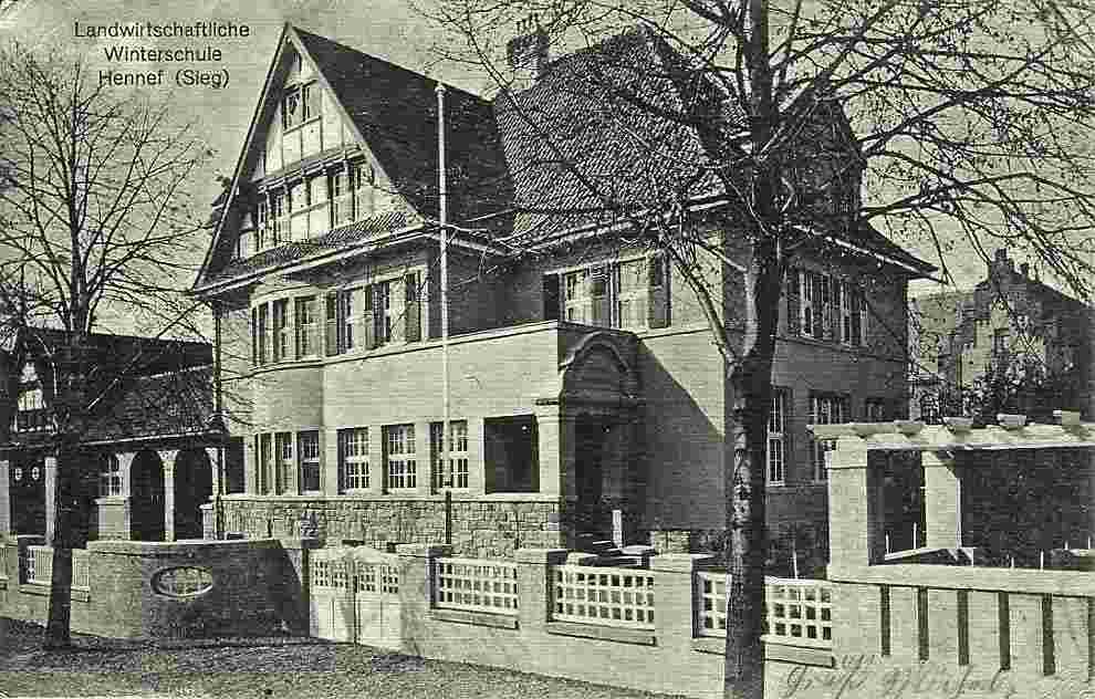 Hennef. Landwirtschaftliche Winterschule, 1916
