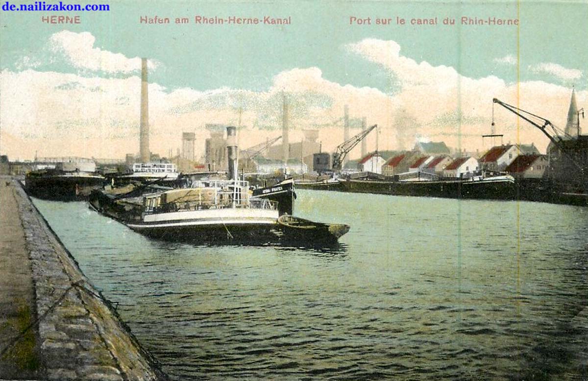 Herne. Hafen am Rhein-Herne-Kanal