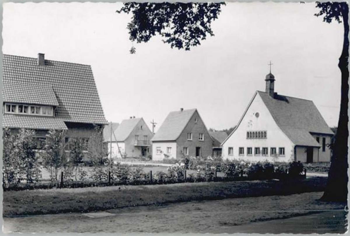 Herzebrock-Clarholz. Clarholz - Kirche, 1956