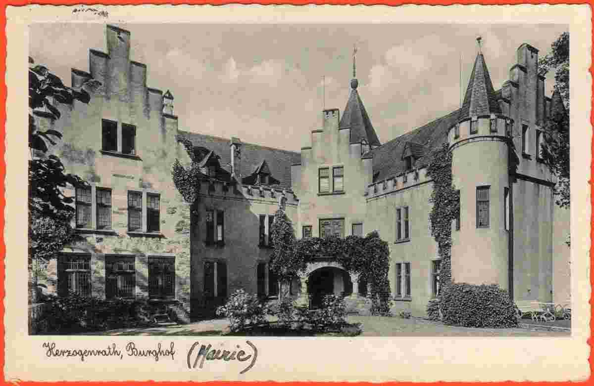 Herzogenrath. Burghof (Rathaus), 1939