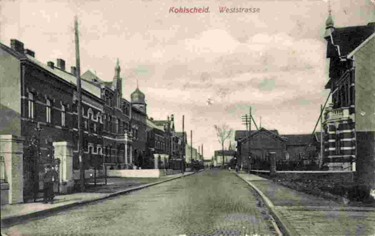 Herzogenrath. Kohlscheid - Weststraße, 1909