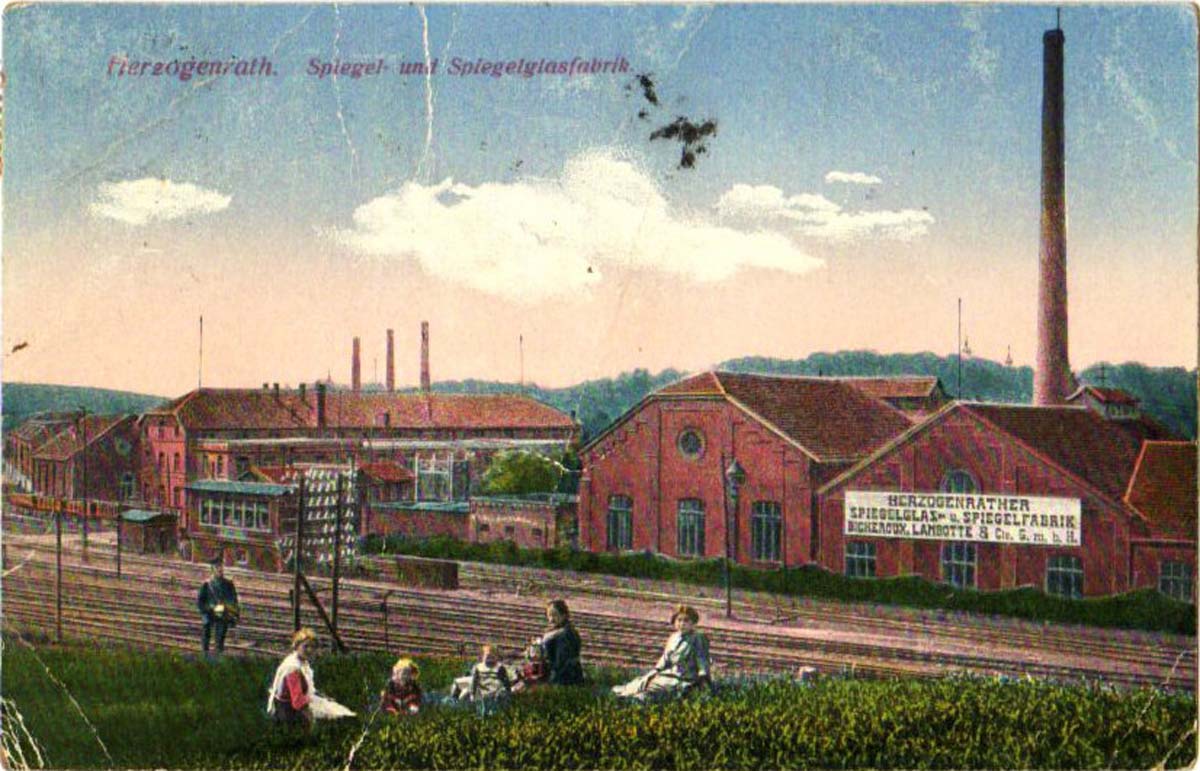 Herzogenrath. Spiegel- und Spiegelglasfabrik, 1927