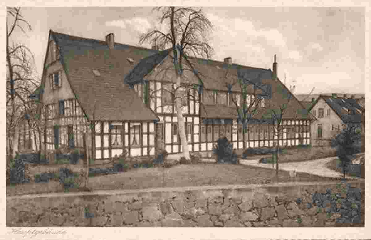 Hiddenhausen. Schweicheln - Waisen- und Fürsorgeheim 'Eickhof' mit Hauptgebäude
