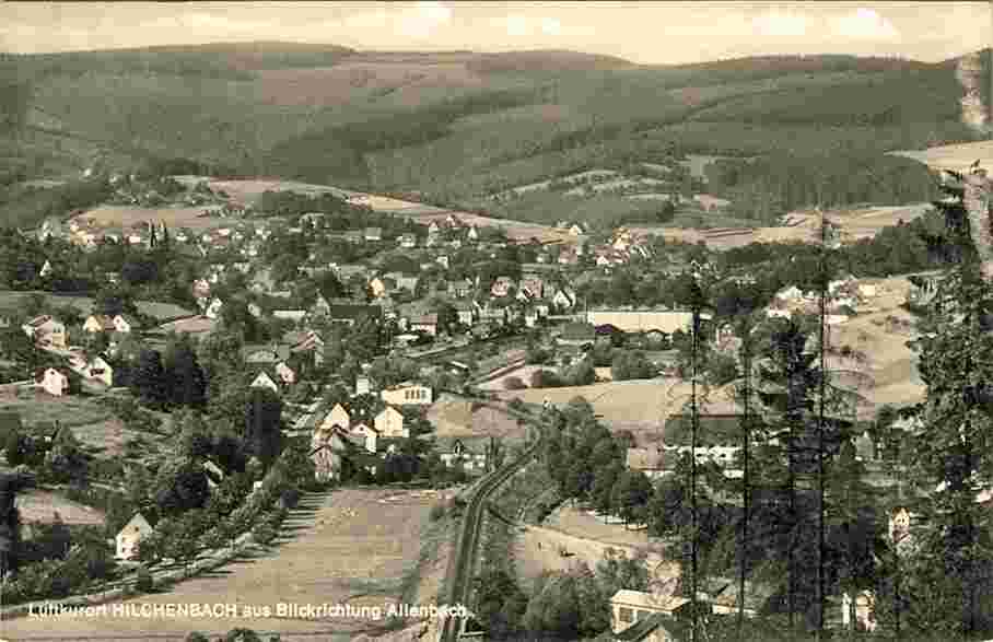 Hilchenbach. Panorama der Stadt