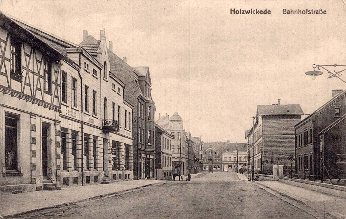 Holzwickede. Bahnhofstraße, 1916