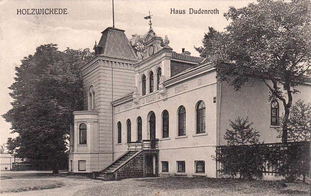 Holzwickede. Haus Dudenroth, 1916