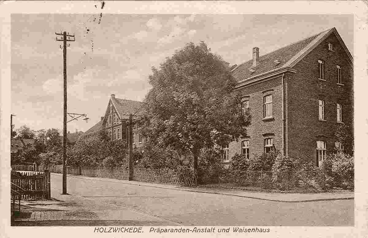 Holzwickede. Präparandenanstalt und Waisenhaus, 1917