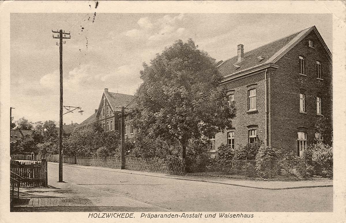 Holzwickede. Präparandenanstalt und Waisenhaus, 1917