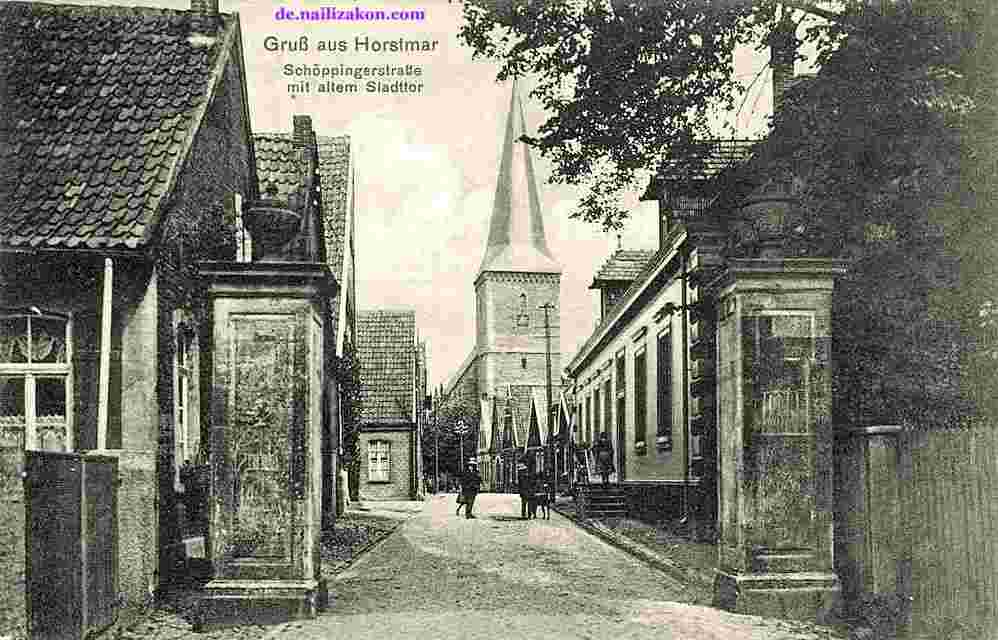 Horstmar. Schöppinger Straße, 1914