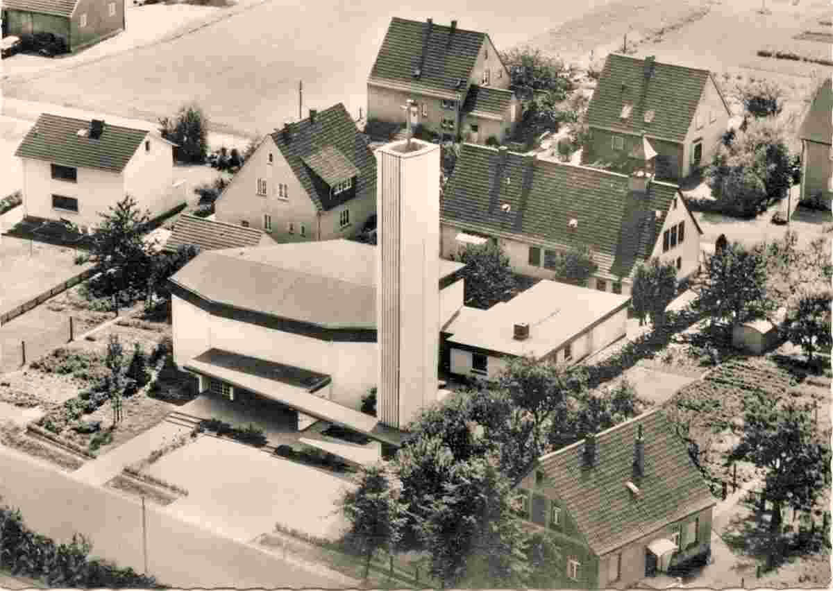Hüllhorst. Holsen - Kirche, 1960