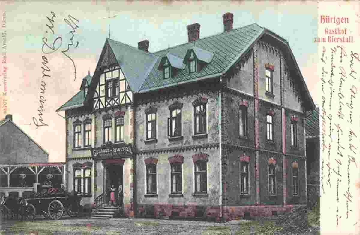 Hürtgenwald. Hürtgen - Gasthof zum Bierstall, 1906