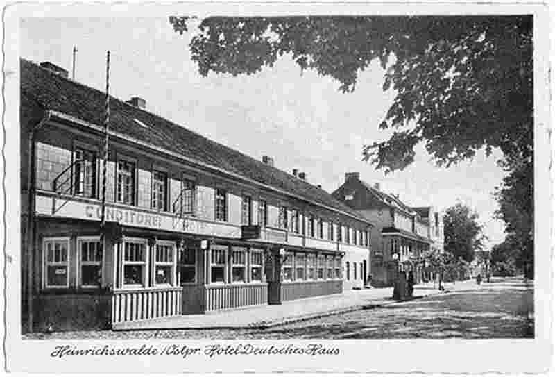 Heinrichswalde. Hotel 'Deutsches Haus', 1920-1935