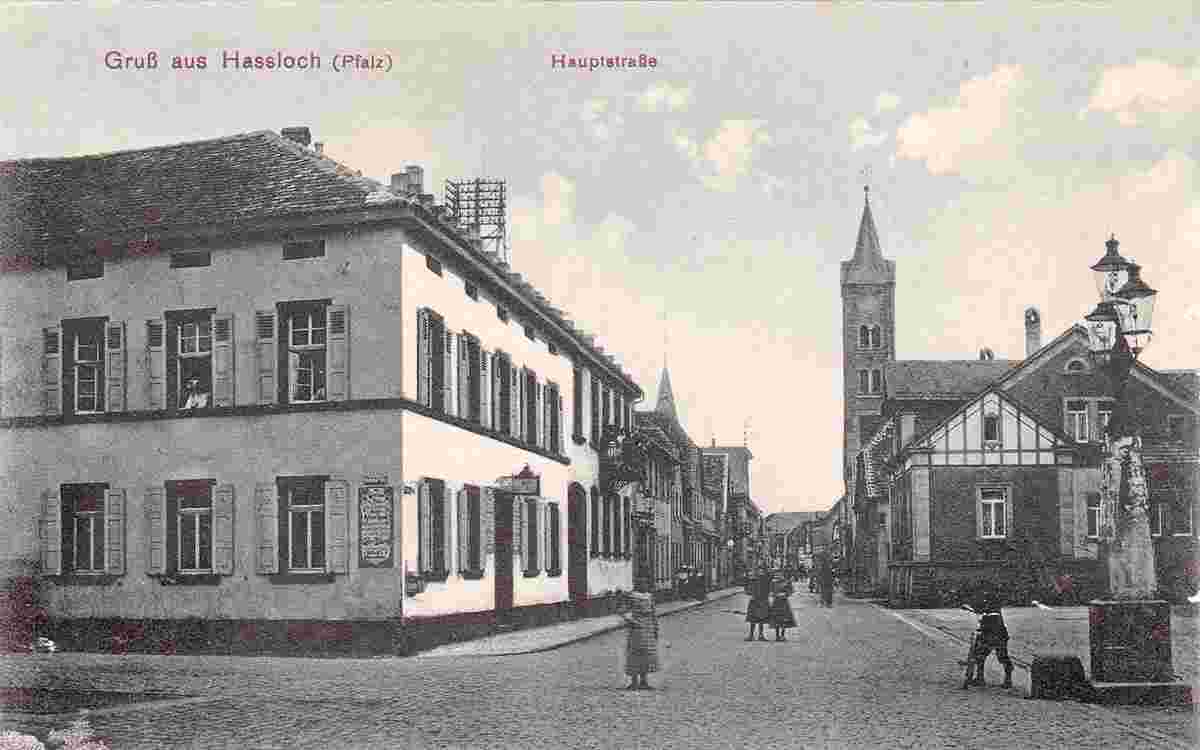 Haßloch. Hauptstraße, 1919