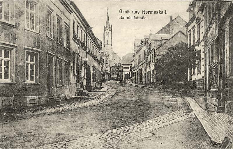 Hermeskeil. Bahnhofstraße, 1920