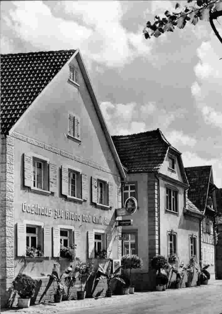 Herxheim bei Landau. Hayna - Gasthaus zur Krone, um 1960