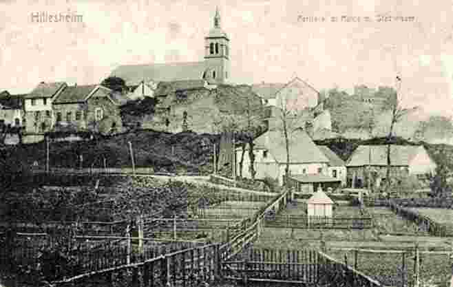Hillesheim. Mühle mit Stadtmauer