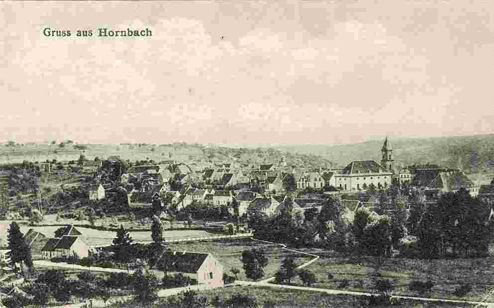Hornbach. Panorama der Stadt