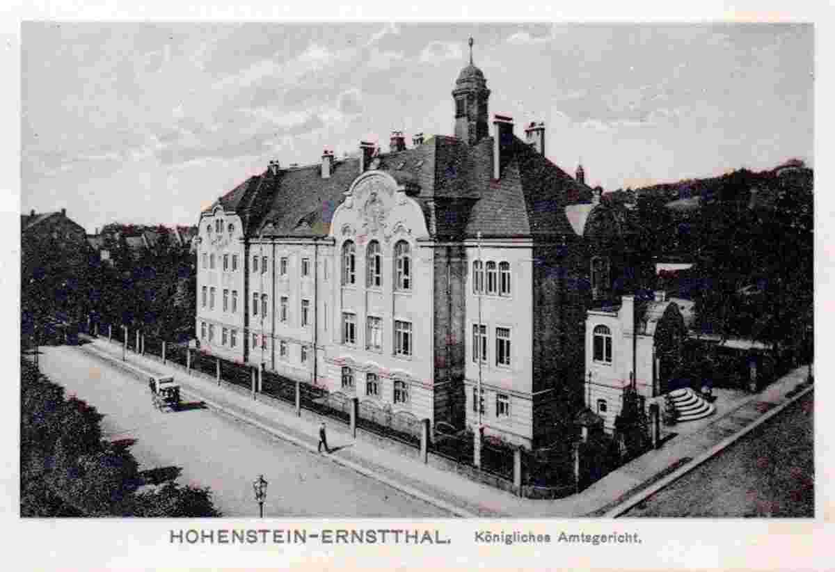 Hohenstein-Ernstthal. Königliche Amtsgericht, 1916