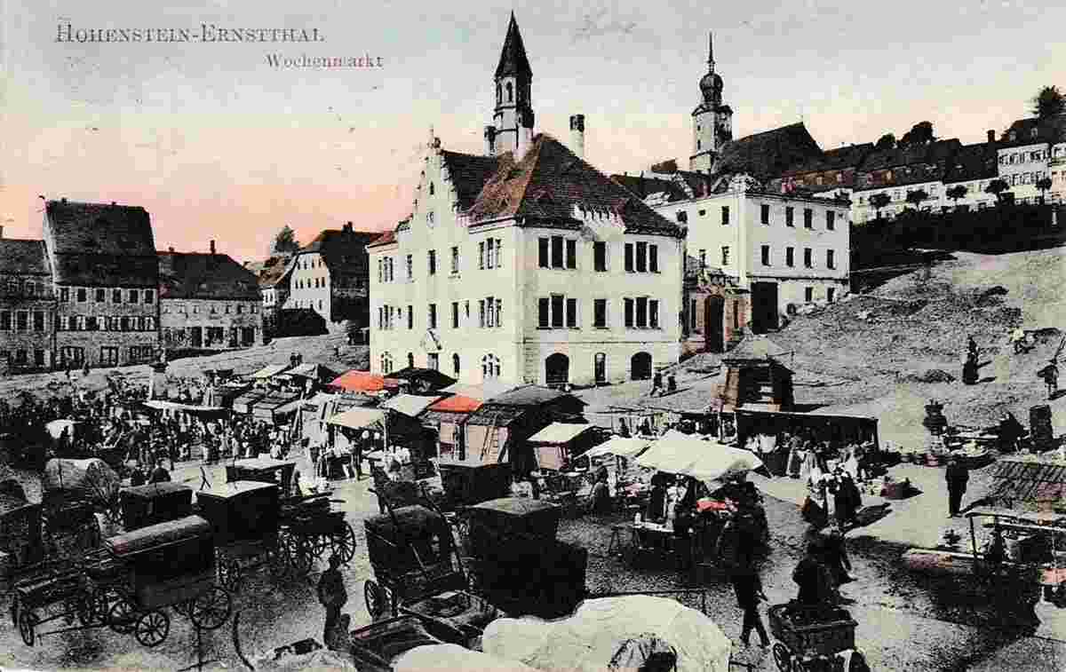 Hohenstein-Ernstthal. Wochenmarkt
