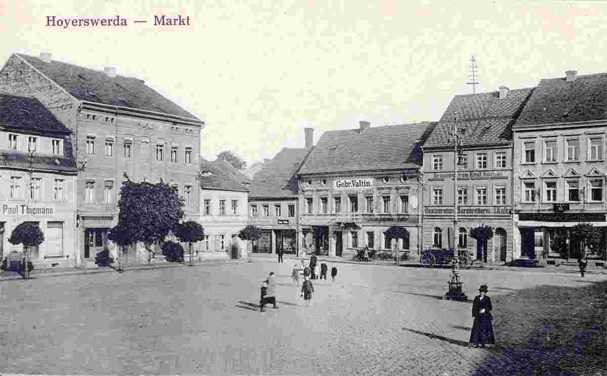 Hoyerswerda. Markt, 1917