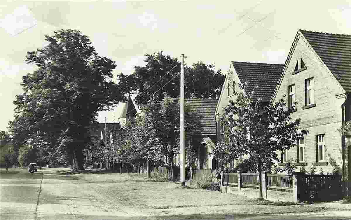 Hoyerswerda. Schwarzkollm - Dorfstraße, 1966