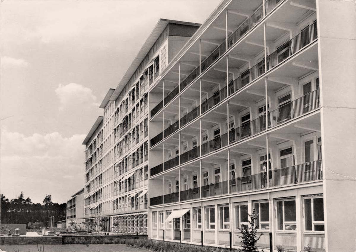 Hoyerswerda (Wojerecy). Wojerecy, Kreiskrankenhaus, 1977