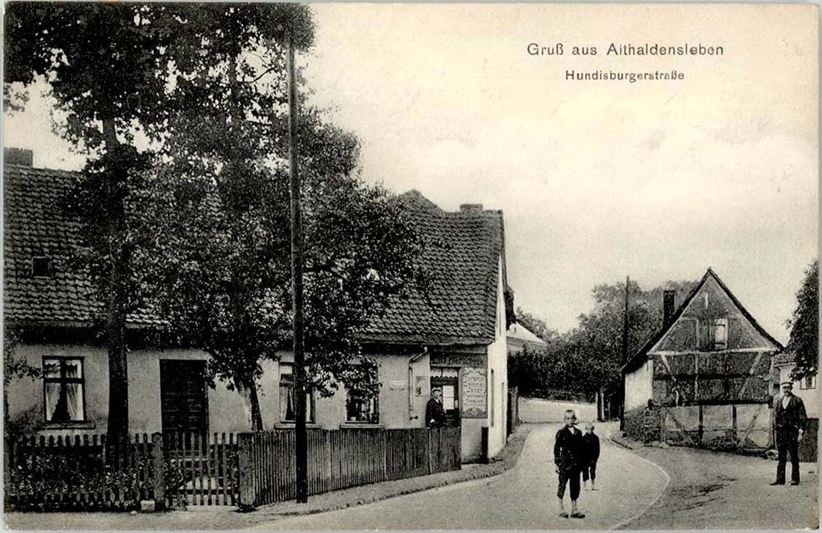 Haldensleben. Alt Haldensleben - Hundisburger Straße, 1907