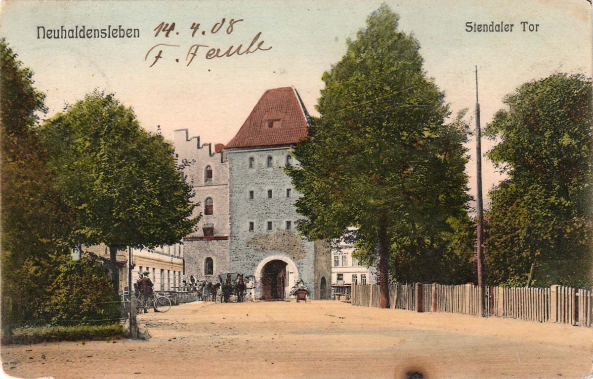Haldensleben. Stendaler Tor, 1908