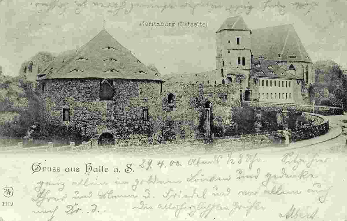 Halle. Moritzburg (Ostseite)