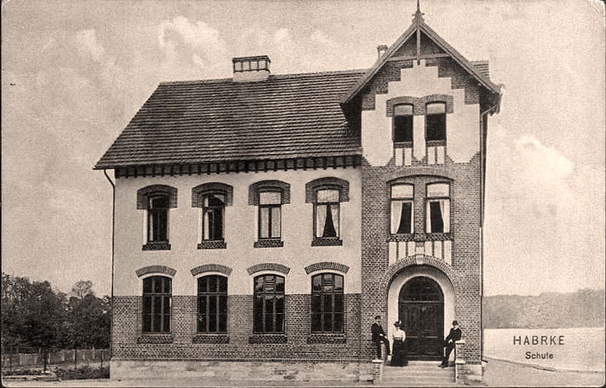 Harbke. Schule, 1917