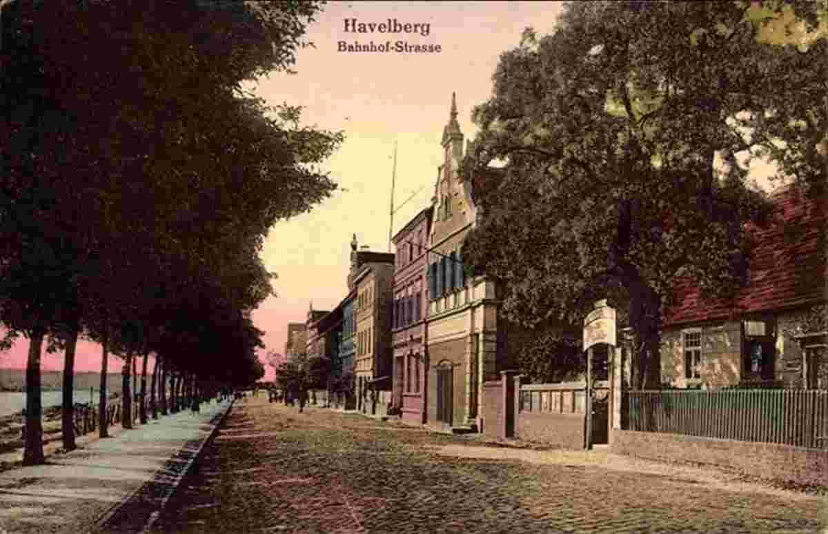 Havelberg. Bahnhofstraße