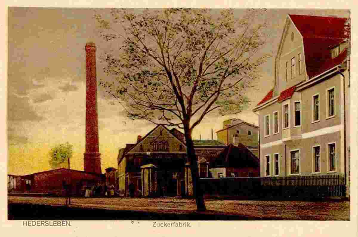 Hedersleben. Zuckerfabrik