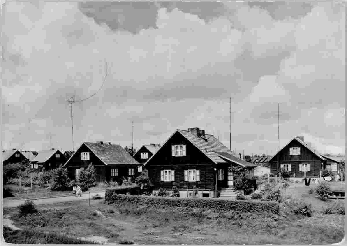 Helbra. Holzhaus Siedlung, 1963