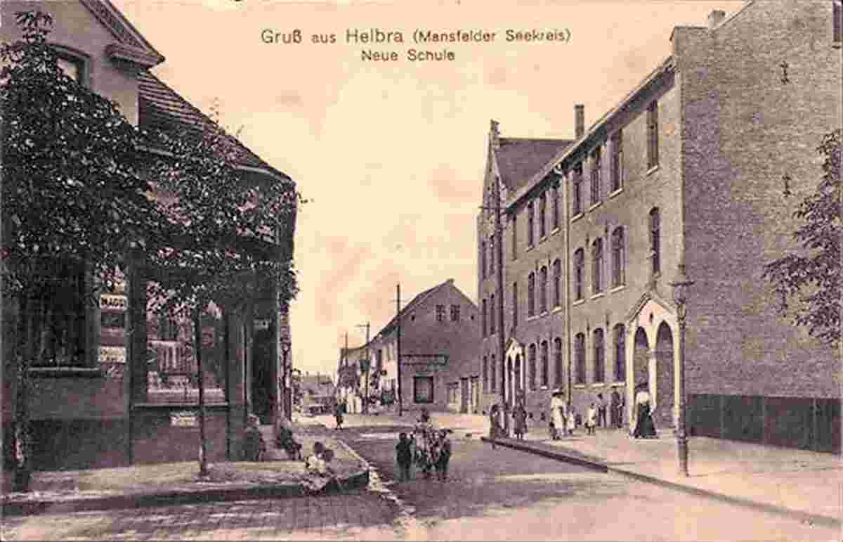 Helbra. Neue Schule, 1912