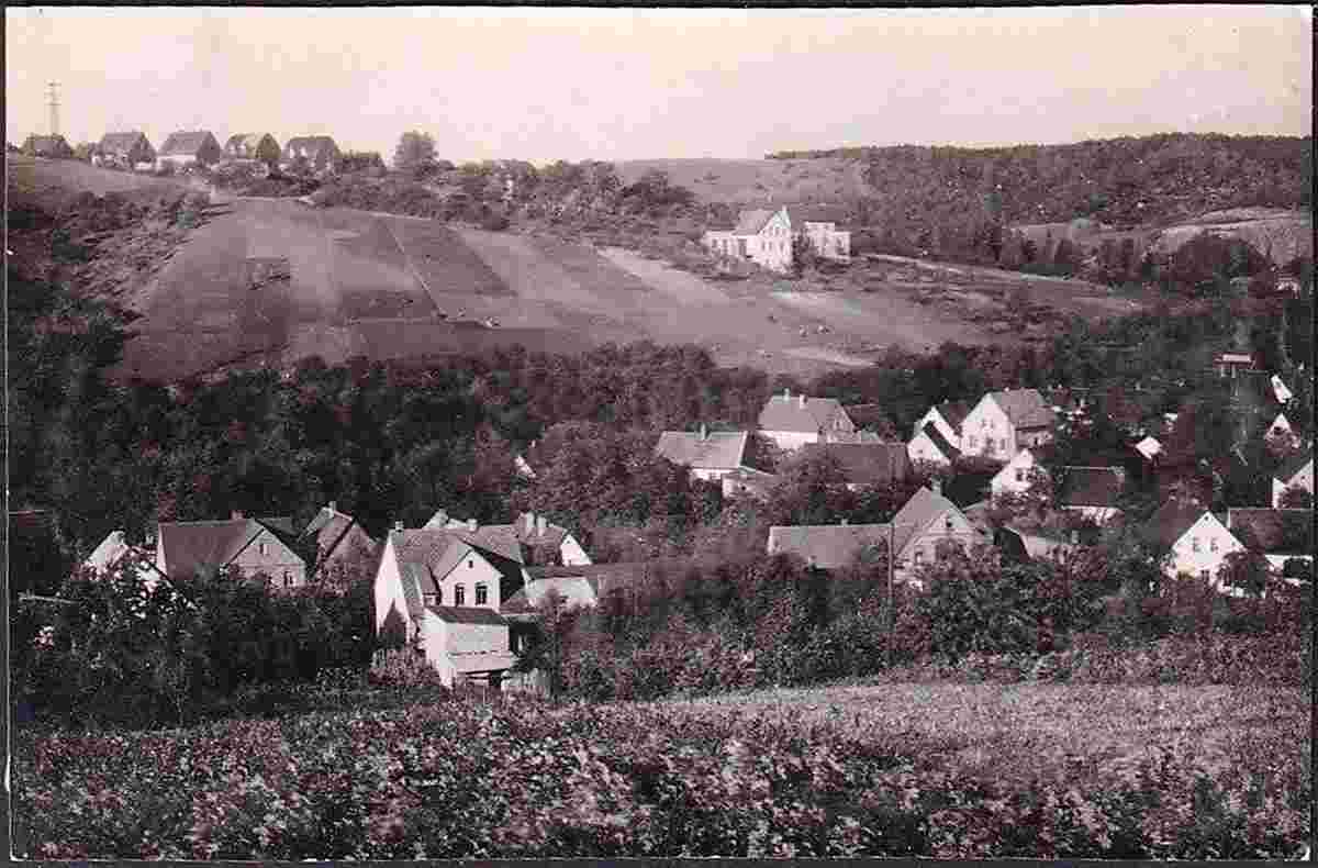Hergisdorf. Blick auf Kreisfeld, um 1940