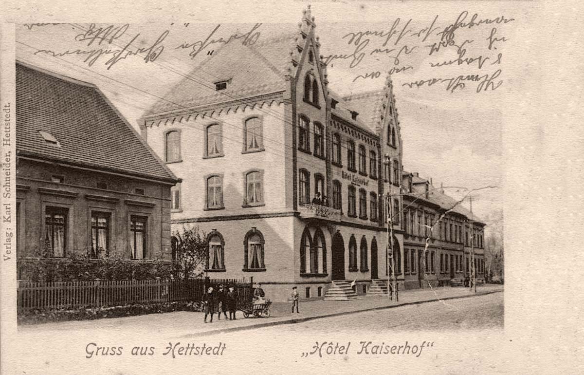 Hettstedt. Hotel 'Kaiserhof', 1903